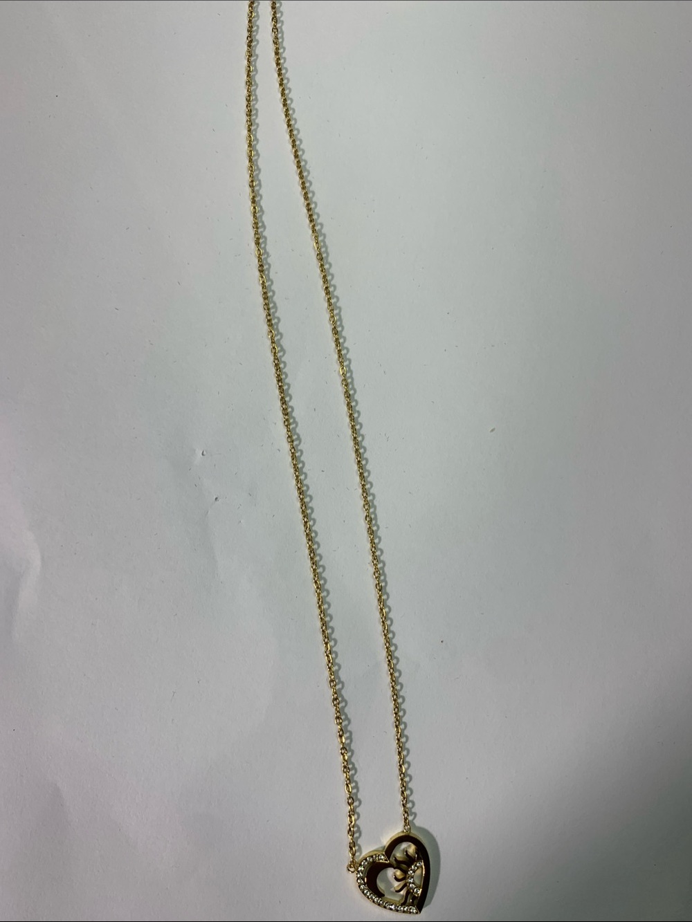Gold Heart Pendant Necklace for Women - Elegant Heart Locket New